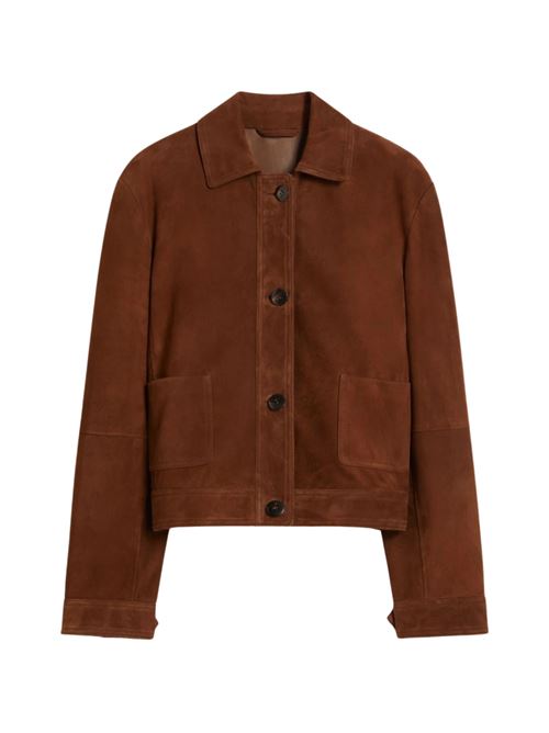 Suede jacket MAX MARA STUDIO | 2616441021600MSTBAIA002